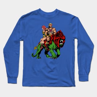 Pixel Man and Teela Fox Long Sleeve T-Shirt